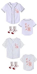 Baby Boy 1/2 Half Birthday Baseball Shirts Halfway to One Birthday T Shirt Photoshoot Outfit