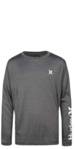 hurley boys long sleeve upf tee