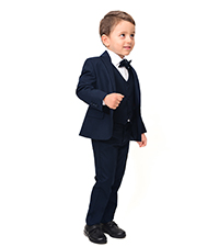 Lilax Boys Formal Suit 5 Piece Dresswear Suit Set