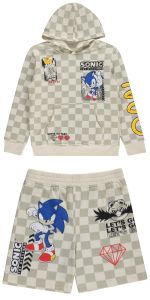 Boys Sonic Hoodie and Shorts Set