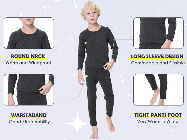 boys long underwear