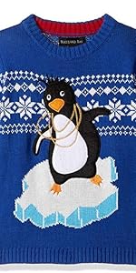 Funny xhristmas sweaters for boys, boys ugly christmas sweaters, penguin sweaters fro boys, 