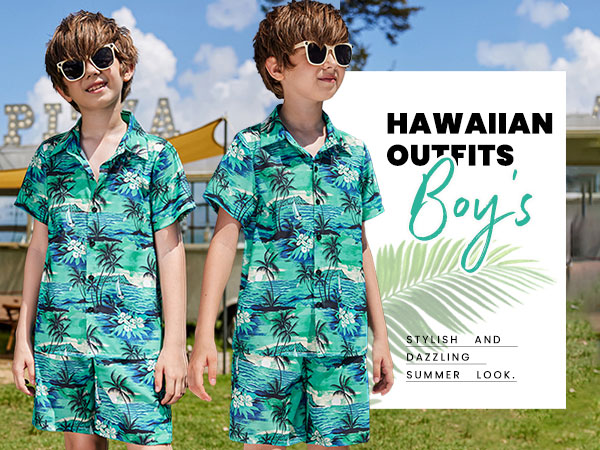 boys hawaiian outfits