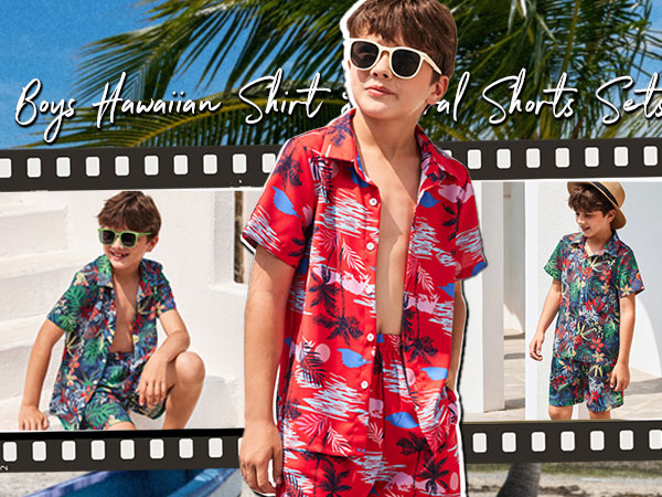 boys hawaiian outfits