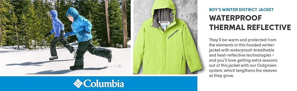 Columbia Boy''s Water District Winter Jacket