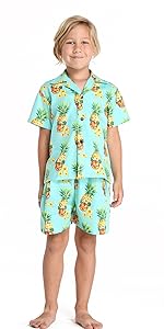 Hawaii Hangover Boy''s Hawaiian Cabana Seta Matching Sets