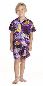 Hawaii Hangover Boy''s Hawaiian Cabana Set Matching Sets