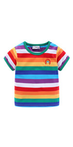 Rainbow Striped T-shirt