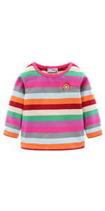 Rainbow Striped Long Sleeve Shirt