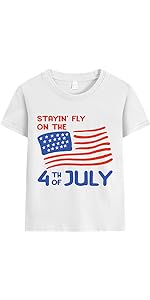 boys kids 4th of july t shirt american flag tee red white blue patriotic top clothes