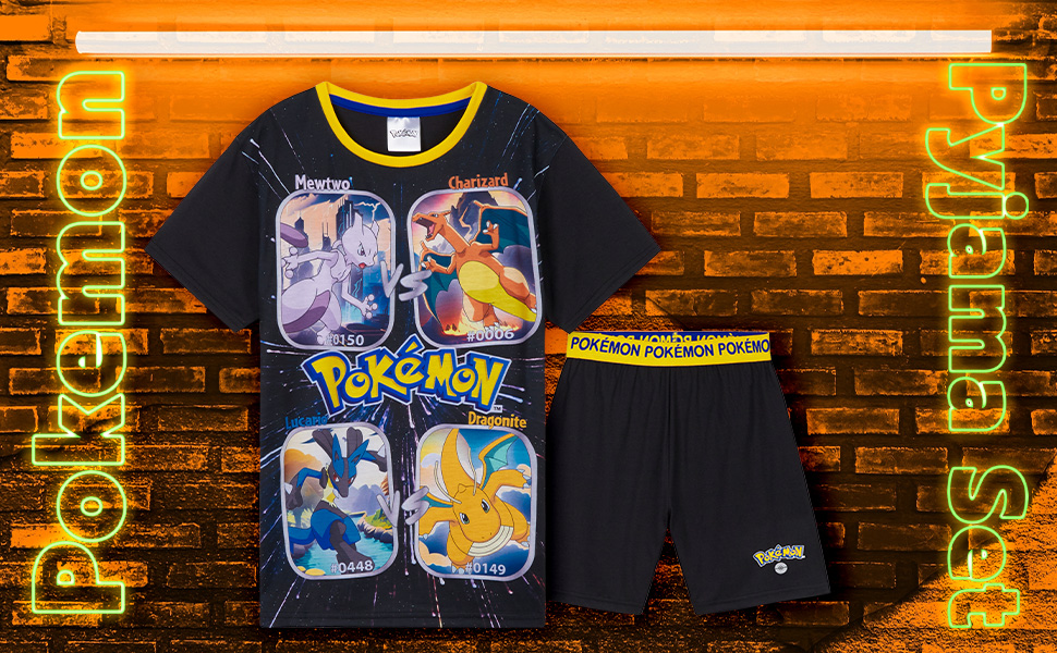 Pokemon Boys Short Pyjamas Set