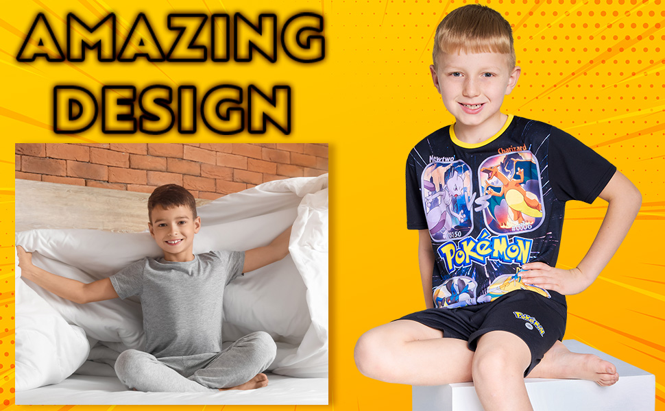 Pokemon Boys Short Pyjamas Set