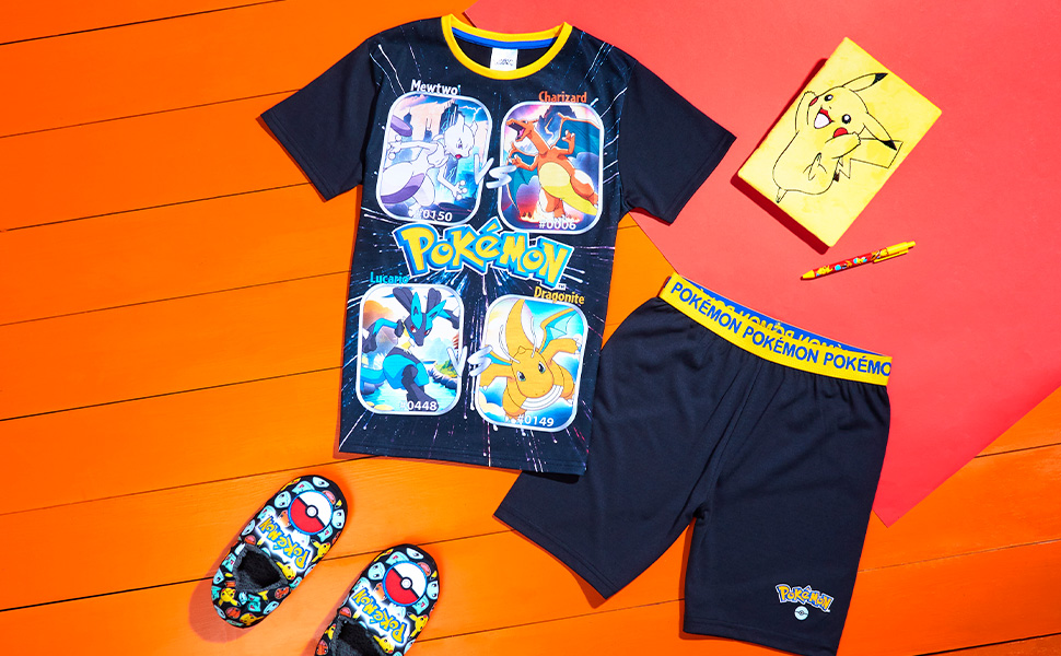 Pokemon Boys Short Pyjamas Set