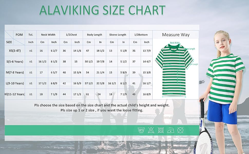 Size Chart For kids