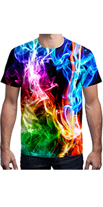 3D Colorful Rainbow Shirts