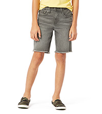 Waist-down image of boy wearing Levi''s shorts