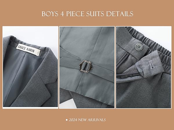 Boys 4 Piece Suits Details