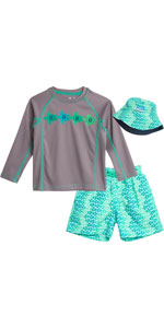 Boys'' Rash Guard Set with Hat