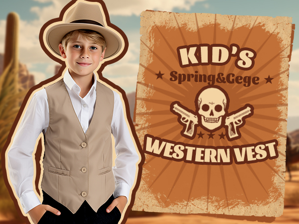 Kid''s Western Vest