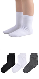 Kids Seamless Dress Socks