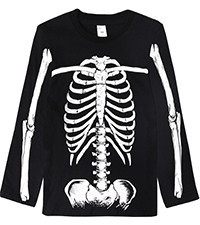 long sleeve skeleton shirt