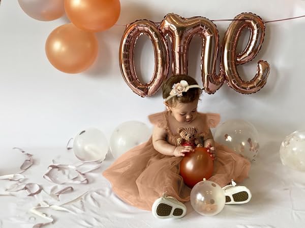 First Birthday Dress CAMEL BROWN