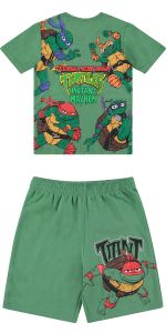 Boys Ninja Turtles T-Shirt and Shorts Set