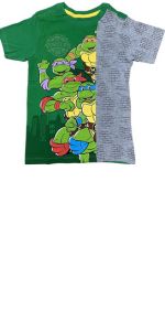 Boys Ninja Turtles Short Sleeve T-Shirt