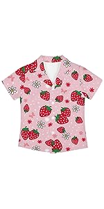 strawberry button down shirts for boys