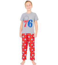 Ultra Game NBA Boys Pajamas 2 Piece Pjs Lounge Pants & T-Shirt Set