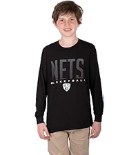 Ultra Game NBA Boys Super Soft Long Sleeve Active T-Shirt