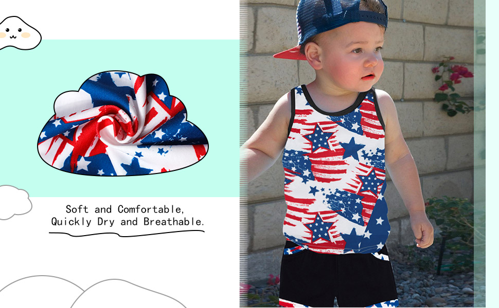 4th of July Baby Boy Outfits, Independence Day Baby Boy Clothes