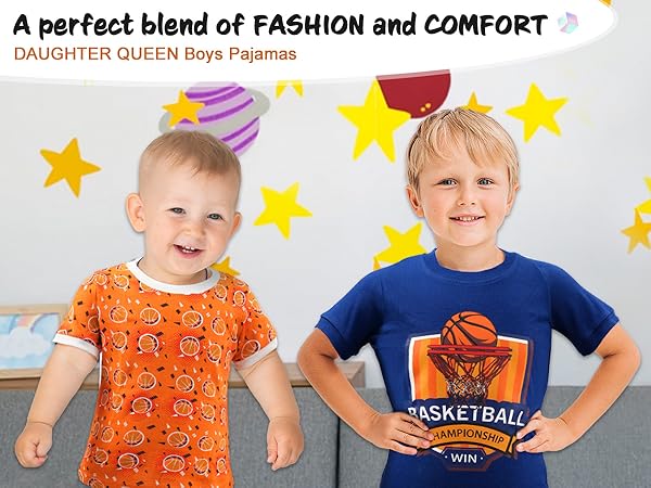 boys jammies 4 pieces boys pajamas set 4pc boys sleepwear boys clothes boys outfits clothing