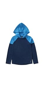 Boys Athletic Dry Fit Pullover Hoodie Shirt