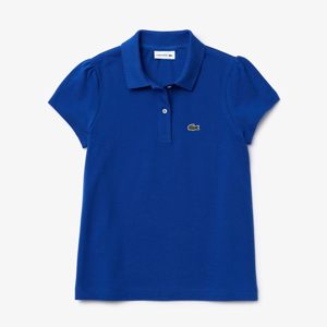 girl''s polo shirt; Lacoste kids polo shirt; girls polo shirt