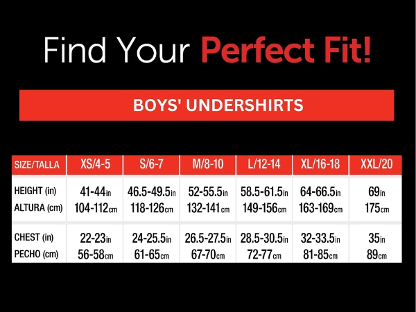 boys undershirt