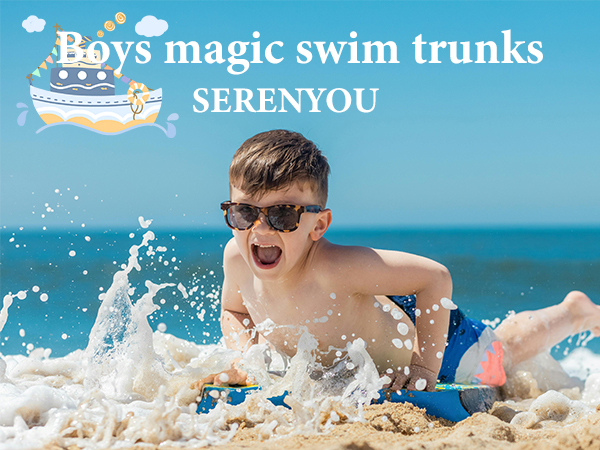 swim trunks for boys blue