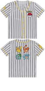 Boys Pokemon Baseball Jersey