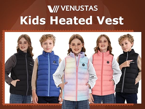 heated vest boys girls