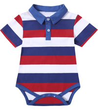 4th of July baby boy bodysuit