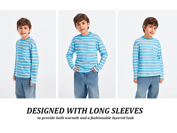 warmth long sleeve outfits for boys