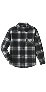 Flannel Shirt Kid Long Sleeve