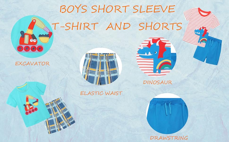 Cartoon Outfits for Toddler Boys