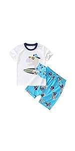 2 Piece Toddler Boys Beach Outfits