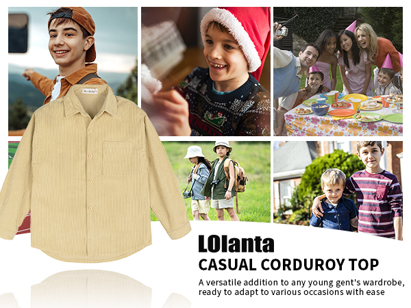 boys corduroy shirts