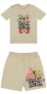 Boys Spongebob T-Shirt and Shorts Set 4-20