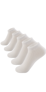 Kids Low Cut Socks White