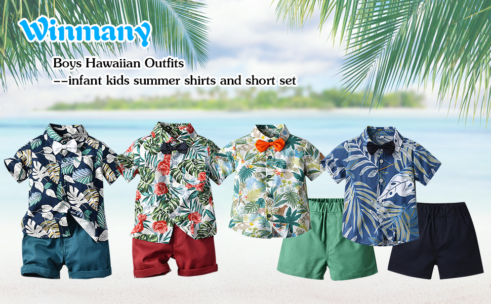 Boys Hawaiian Outfits