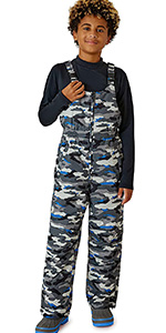 Insulated Waterproof Snow Ski Pant Overall For Boys And Girls