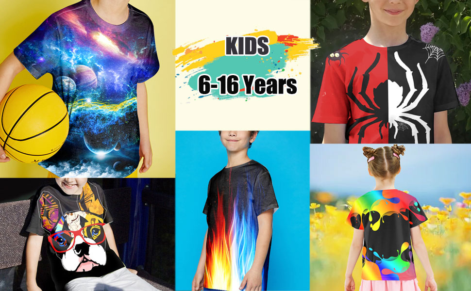 graphic tees for kids boys and girls